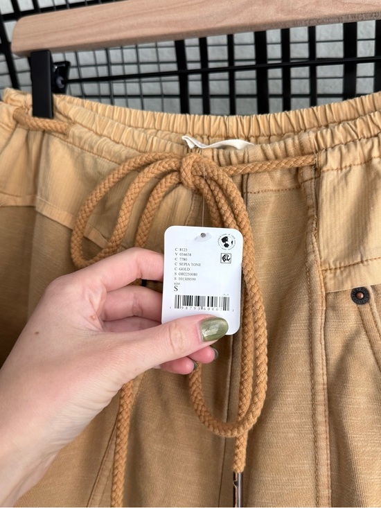 Free people We The Free Sky Riser Knit Wide-Leg Pull-On Pants sepia tone - Picture 7 of 8